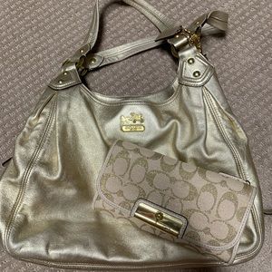 Authentic Coach purse and wallet
